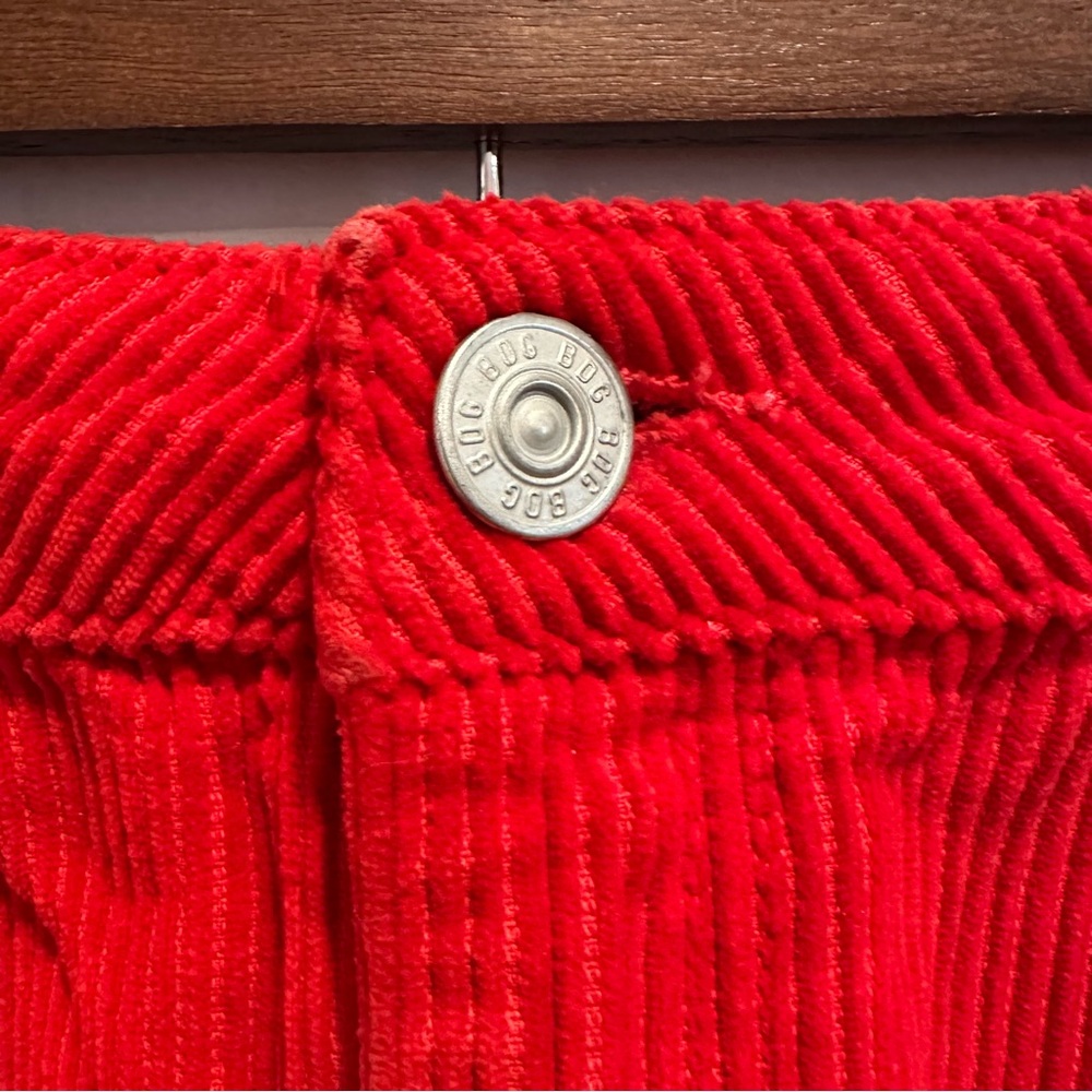 Women’s BDG Red Corduroy Shorts 100% Cotton - Picture 2 of 9